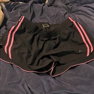 Danskin Now Black and Pink Athletic Shorts